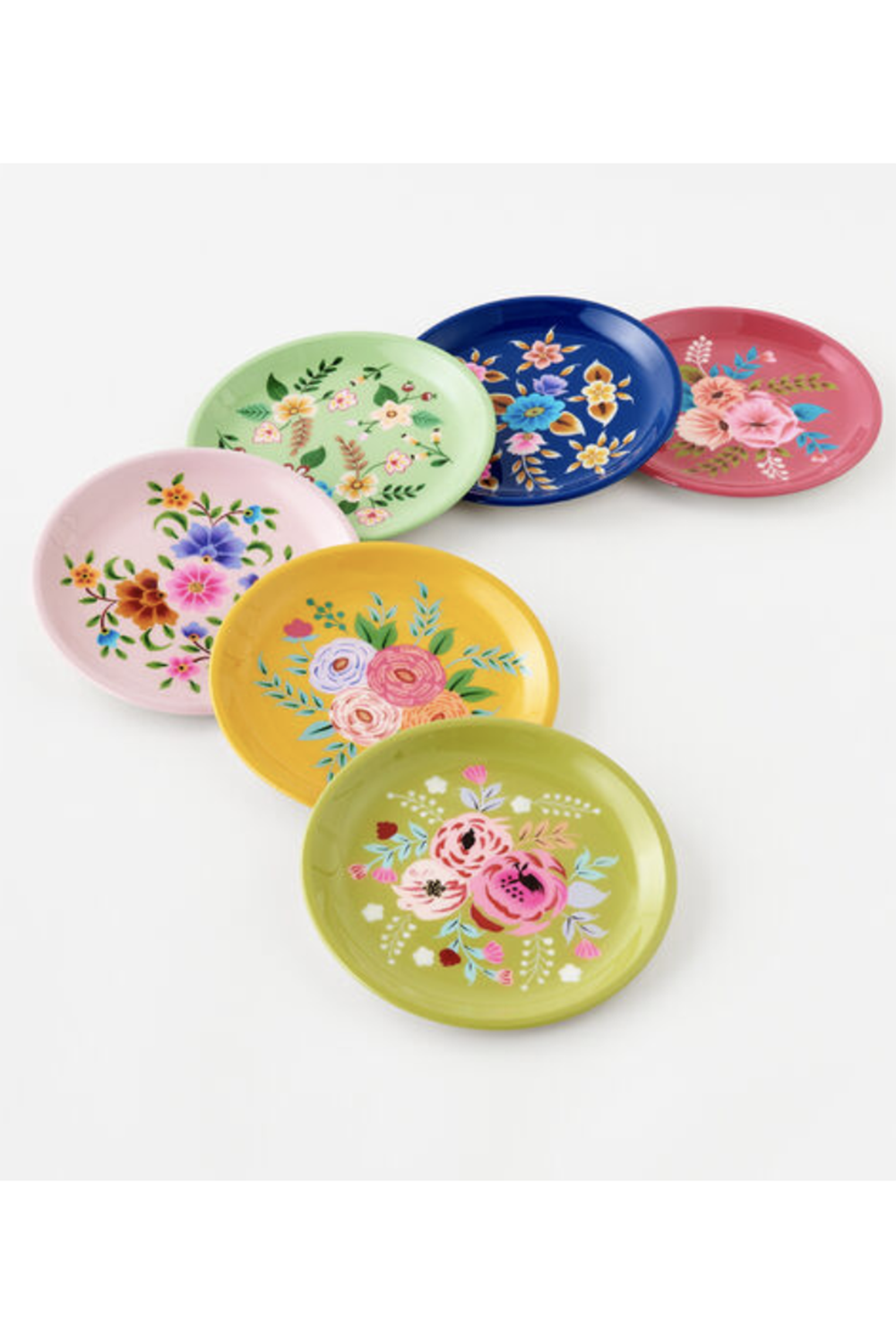 SIDEWALK SALE ITEM - Hand Painted Floral Plate