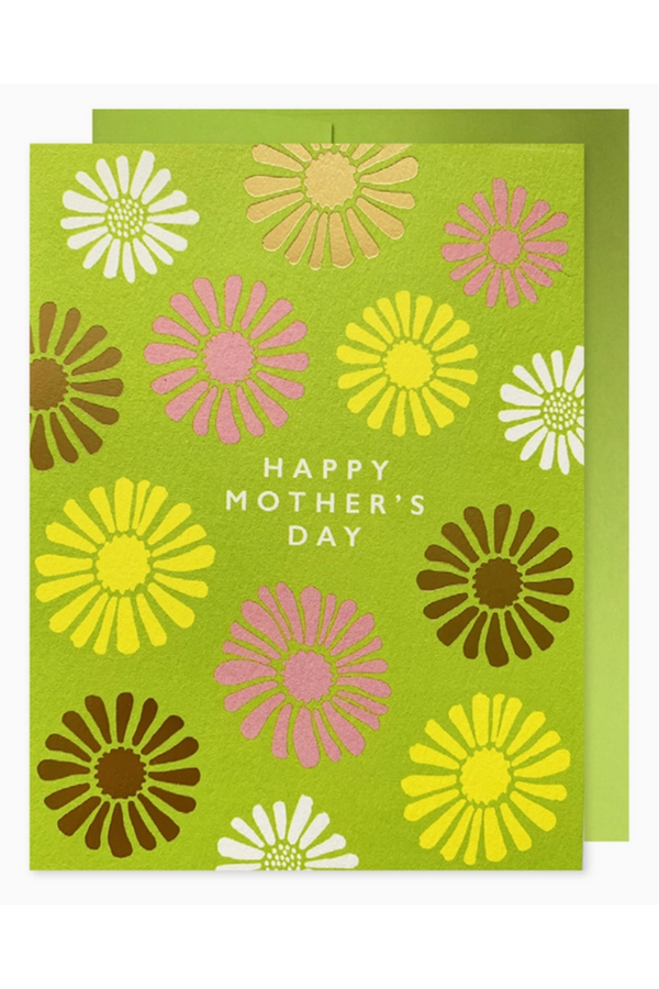 JF Single Mother's Day Card - Happy Daisies