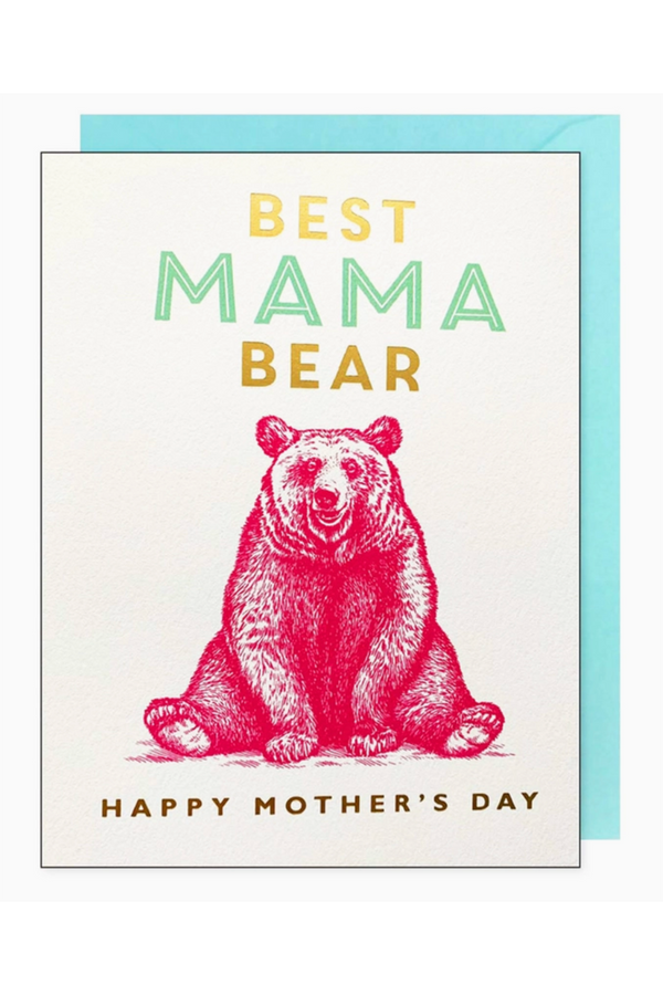 JF Single Mother's Day Card - Mama Bear