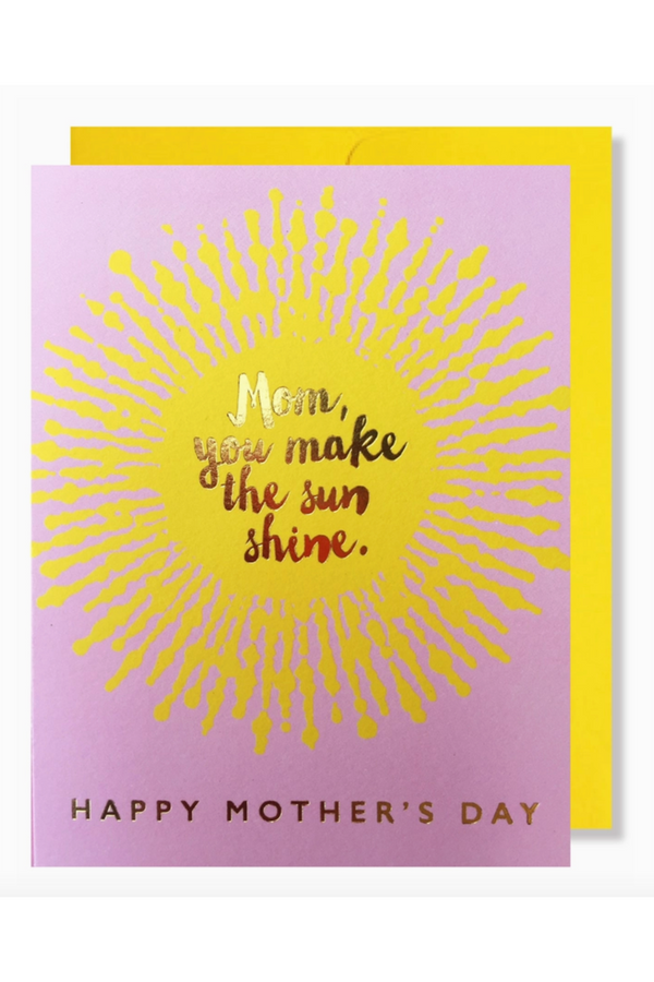 JF Single Mother's Day Card - Sunshine
