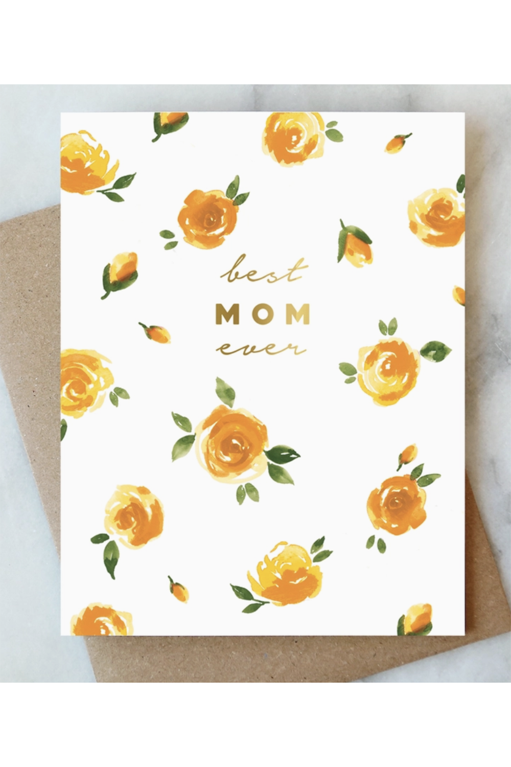AJD Mother's Day Card - Best Mom Roses