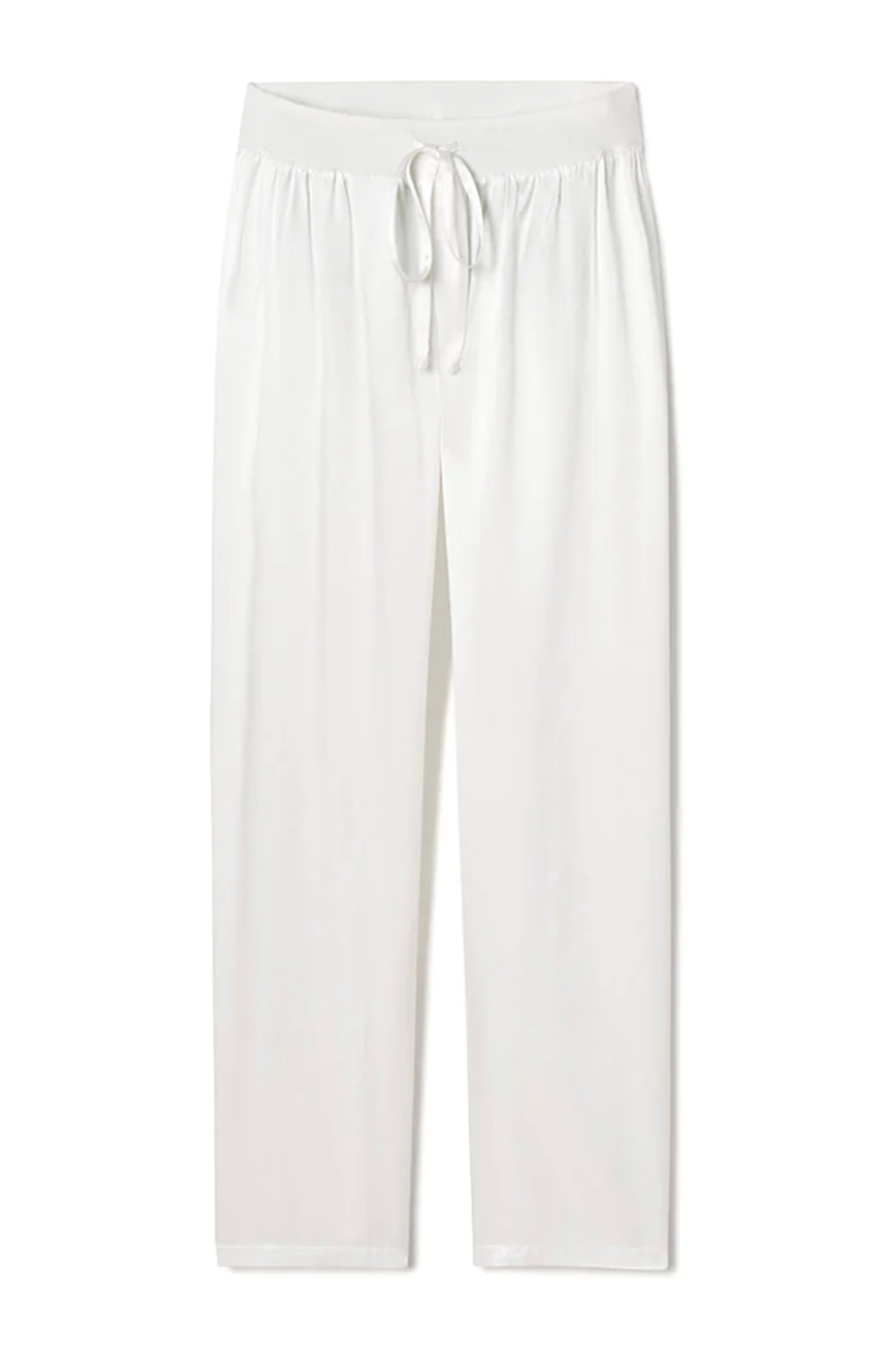 Jolie Satin Pant - Pearl