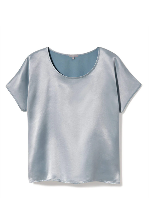 SIDEWALK SALE ITEM - Roxxy Satin Tee - Morning Blue