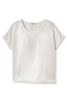 SIDEWALK SALE ITEM - Roxxy Satin Tee - Pearl