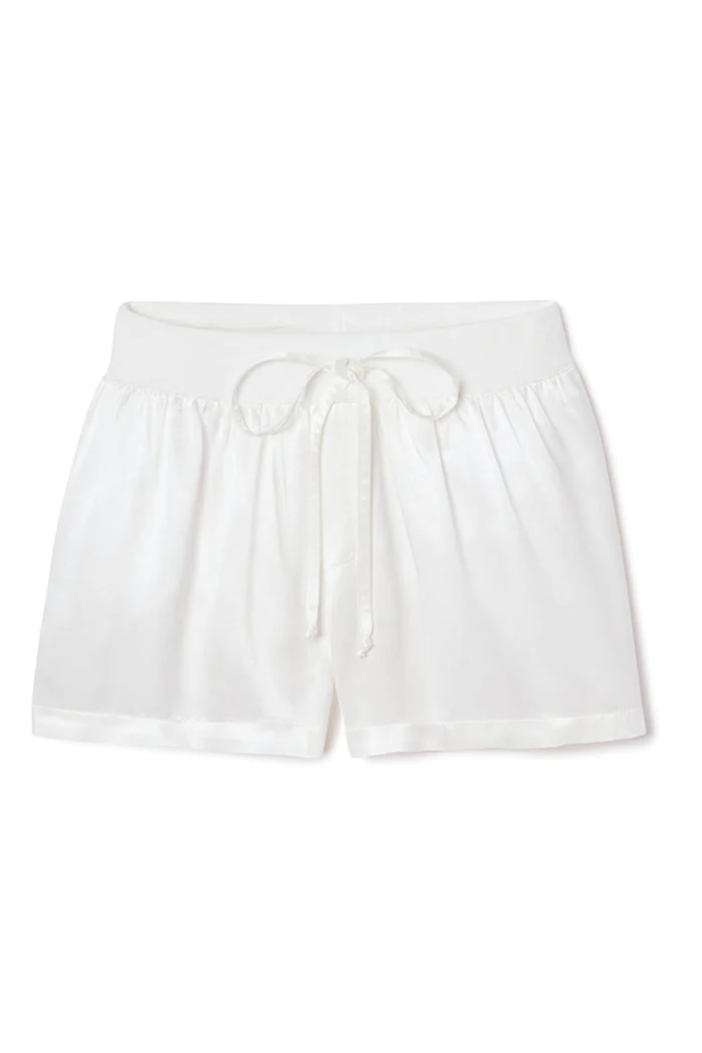 Mikel Satin Boxer Short - Pearl