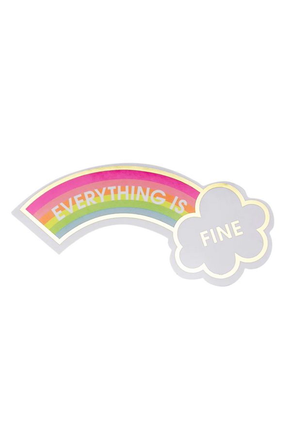 Trendy Sticker - Everything is Fine Rainbow