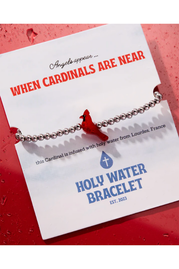 Holy Water Bracelet - Cardinal Silver
