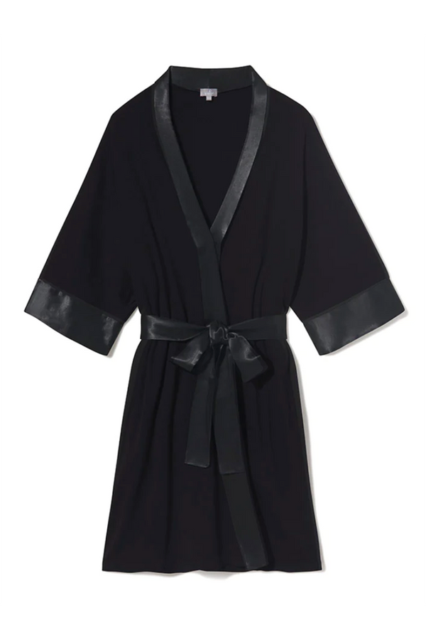 Shala Kimono Robe - Black