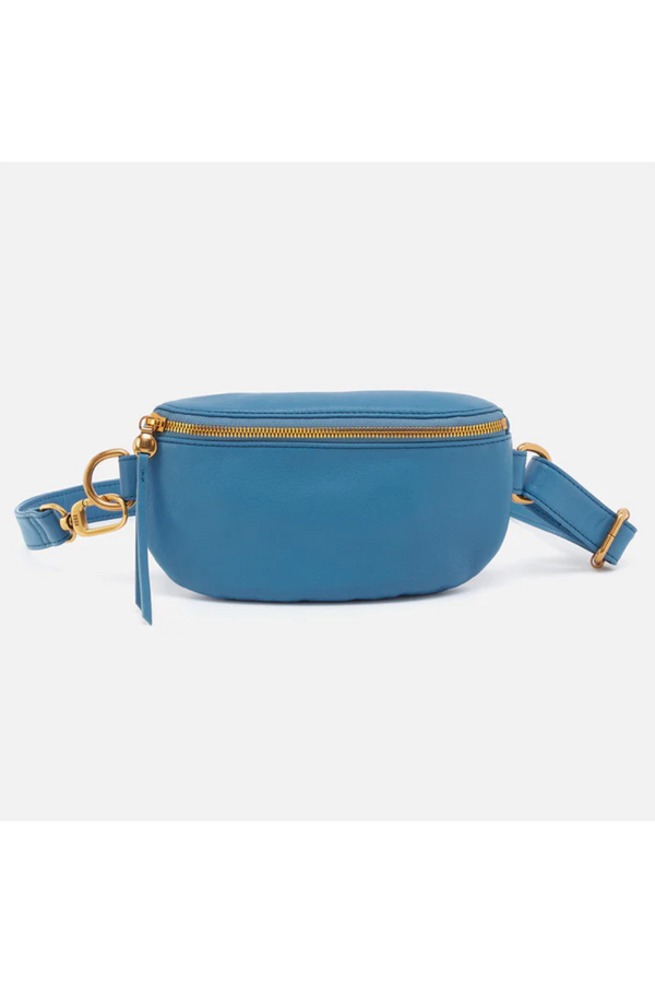 Fern Belt Bag - Velvet Hide Dusty Blue