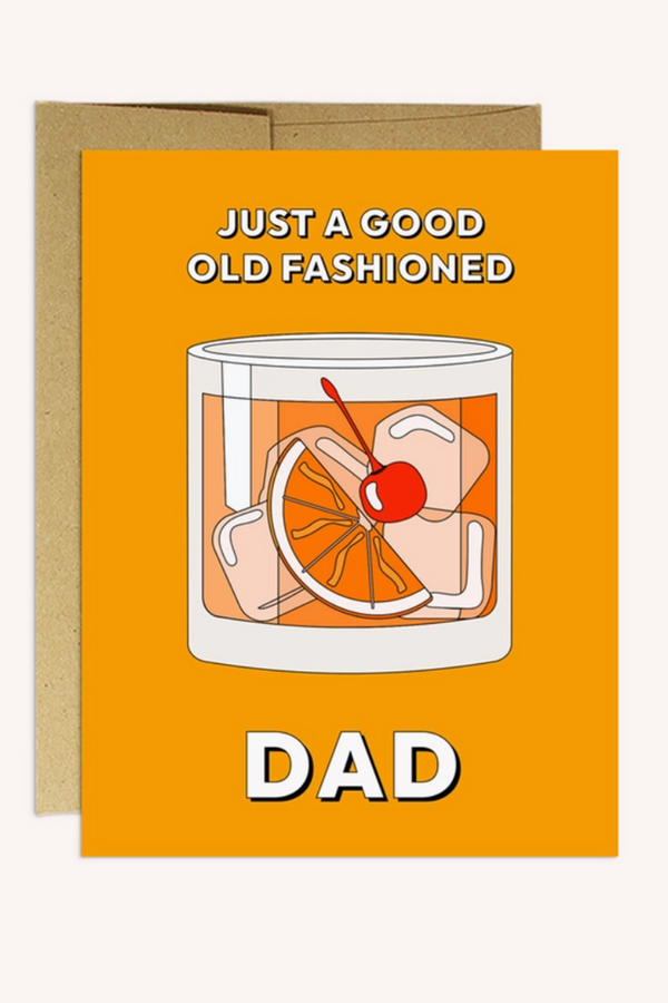 PMP Father's Day Greeting Card - Old Fashioned Dad