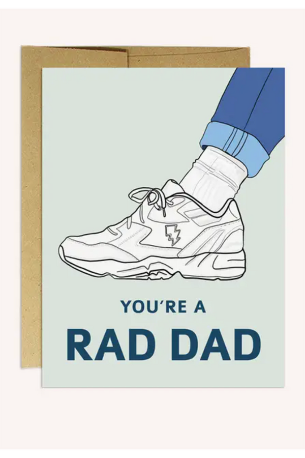 PMP Father's Day Greeting Card - Rad Dad