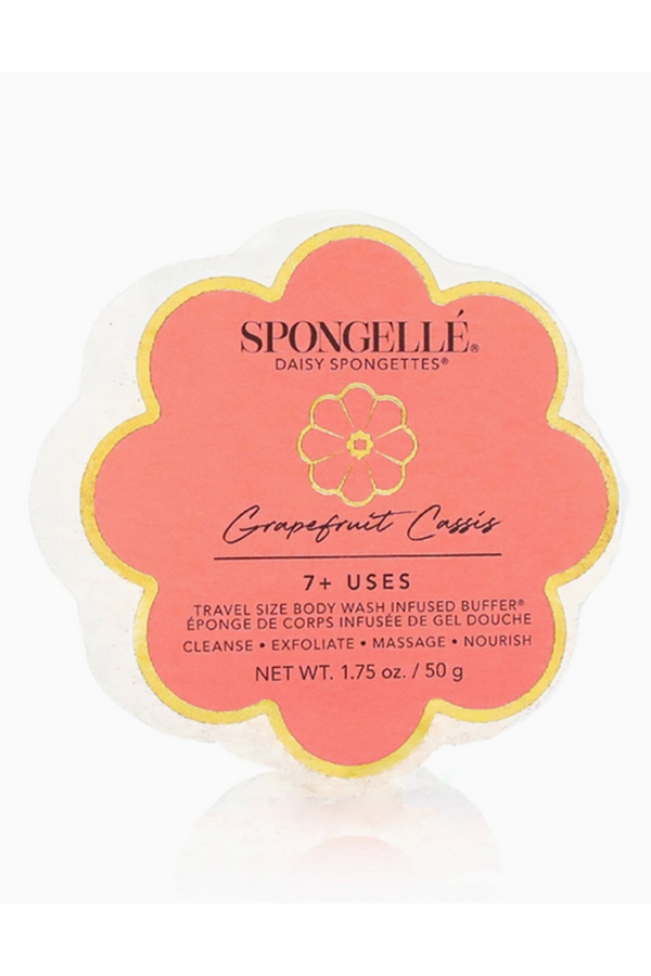 Spongelle Daisy Spongette - grapefruit cassis