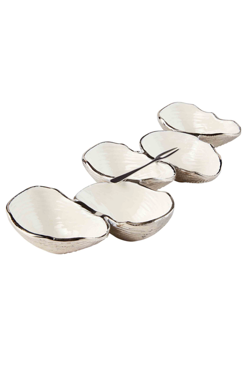 Metal Oyster Enamel Dip Set