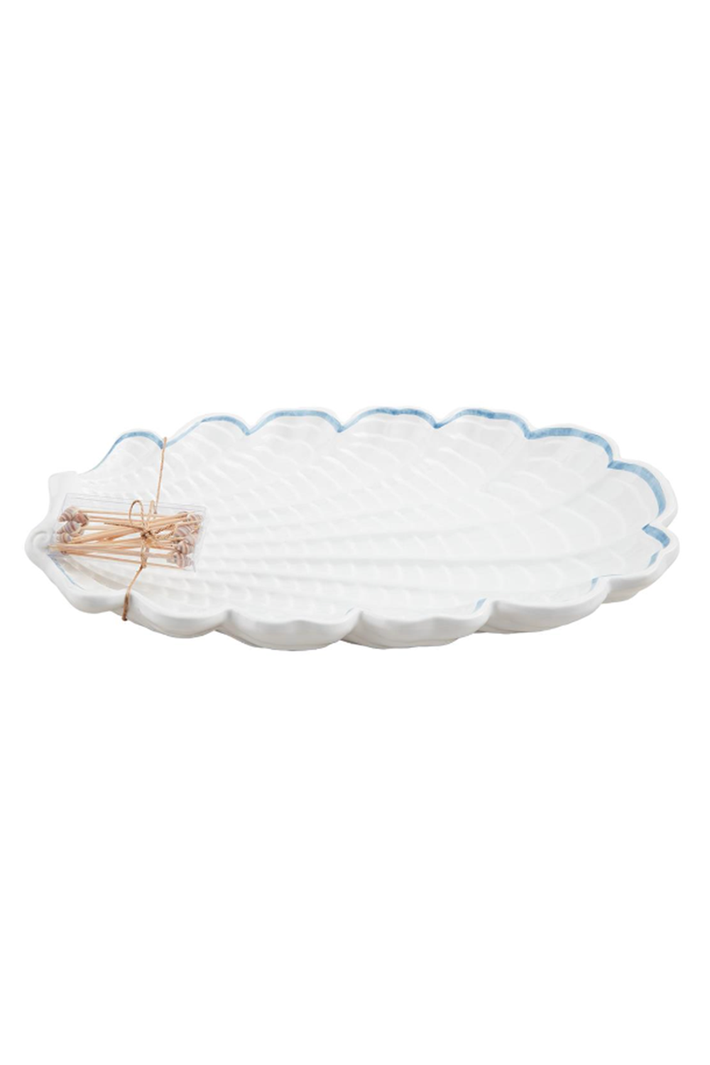 Ruffled Seashell Platter