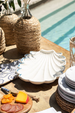 Ruffled Seashell Platter