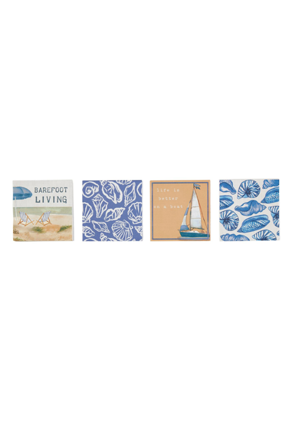 Cockatil Napkin Pack - Assorted Sea Vibes