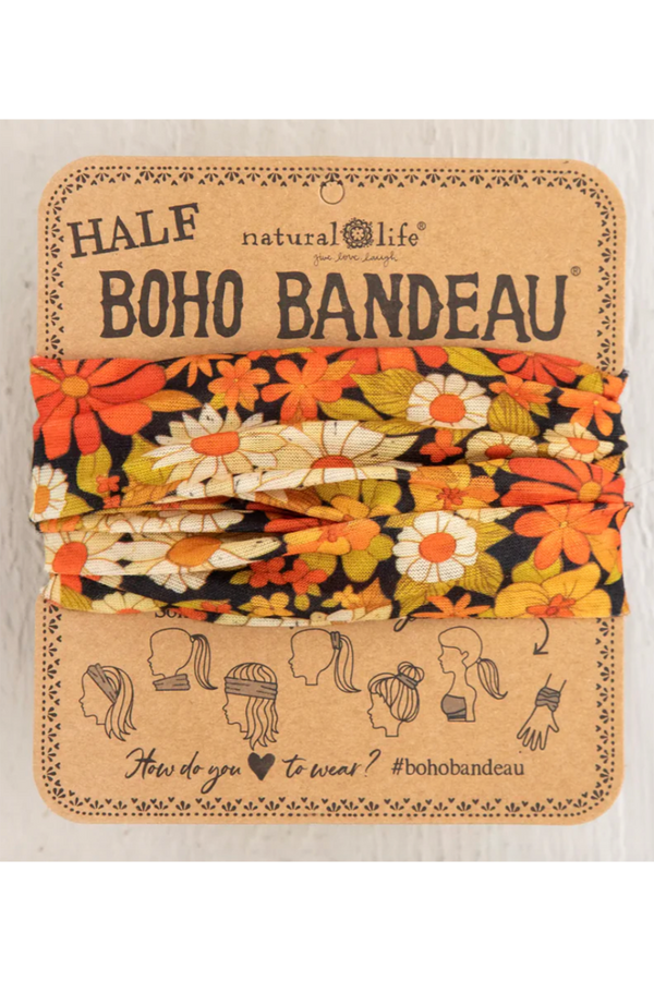 Half Boho Bandeau - Dusty Garden