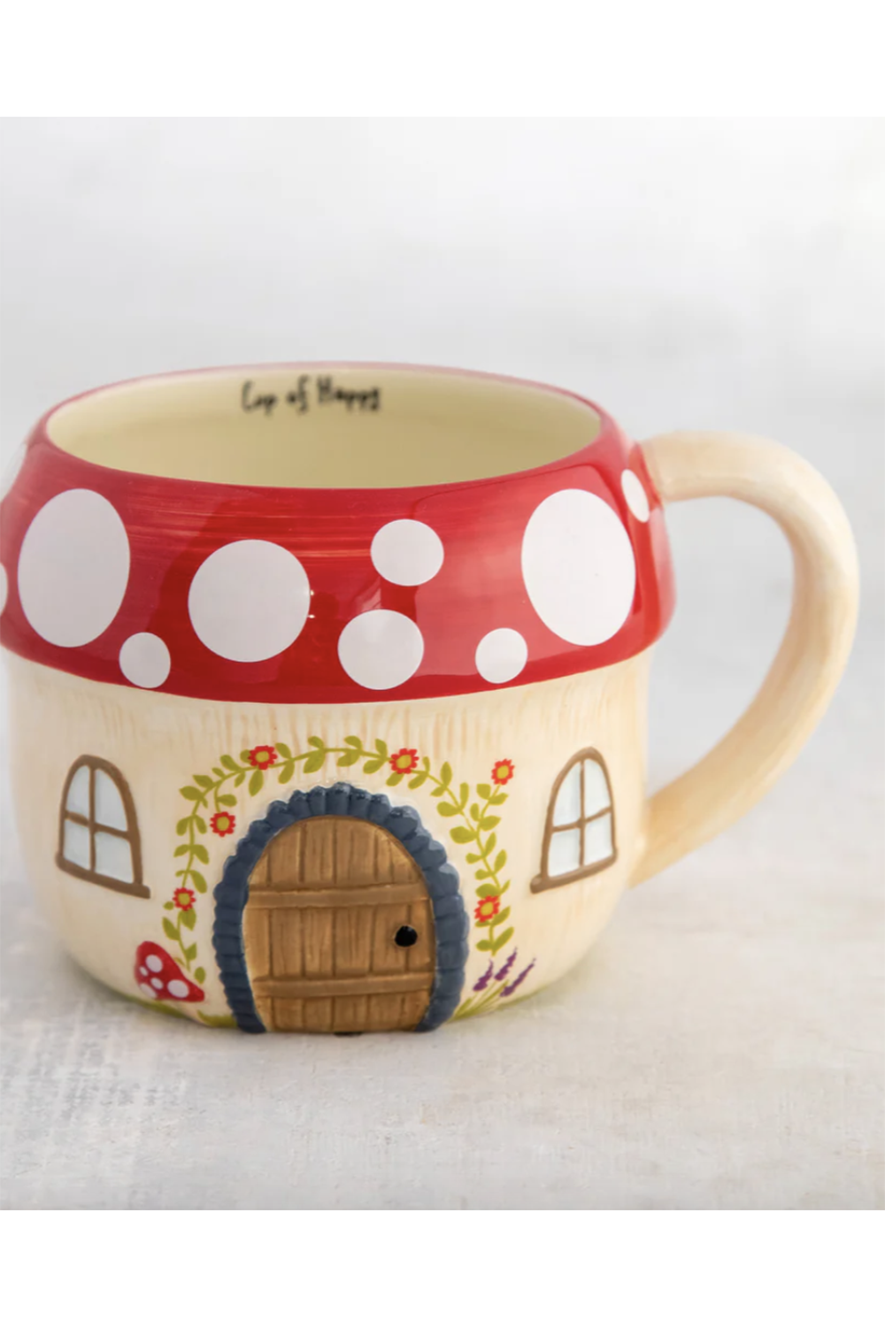 Folk Mug - Mushroom House