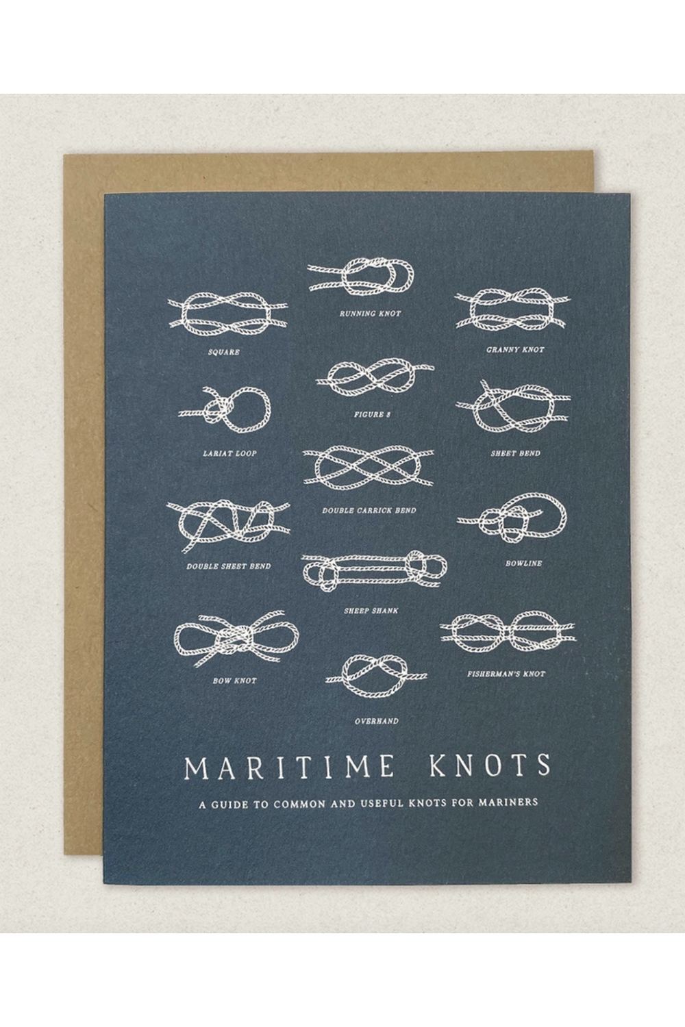 Wild Single Greeting Card - Maritime Knots