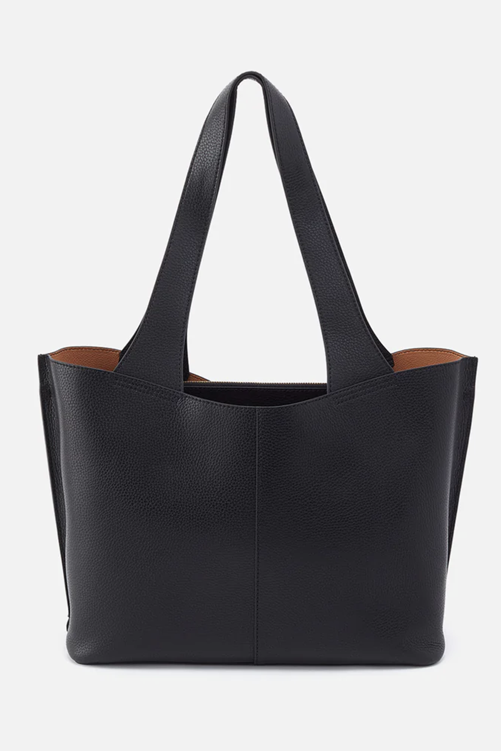 Vida Tote - Micro Pebbled Hide Black
