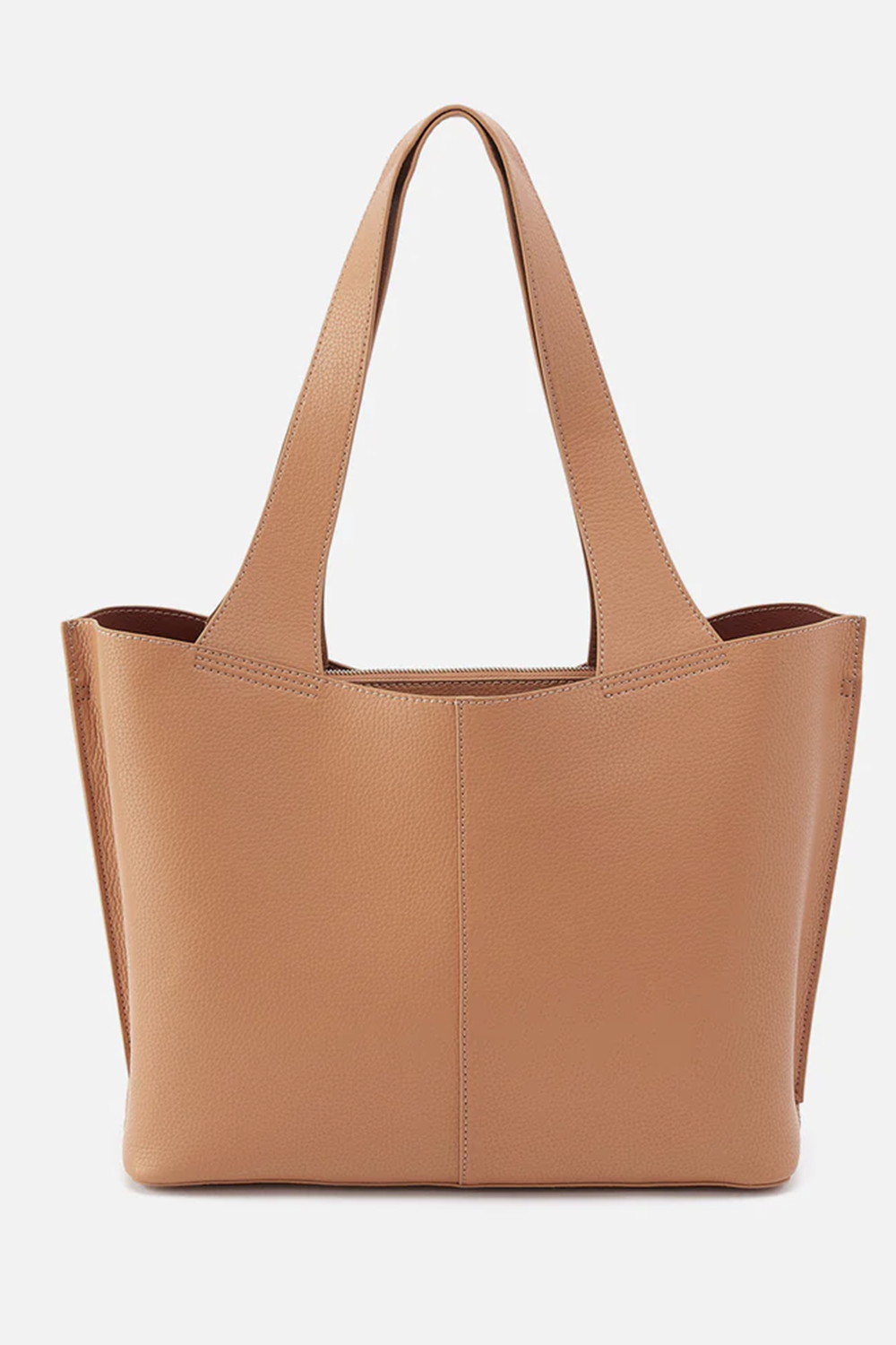 Vida Tote - Micro Pebbled Hide Biscuit