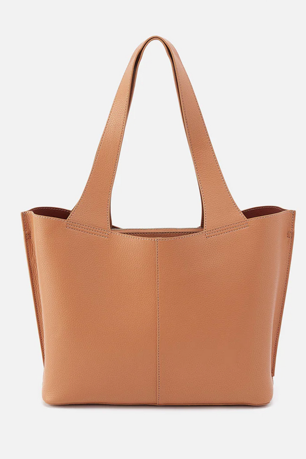 Vida Tote - Micro Pebbled Hide Biscuit