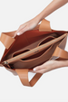Vida Tote - Micro Pebbled Hide Biscuit