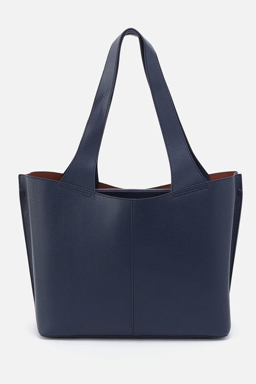 Vida Tote - Micro Pebbled Hide Mood Indigo