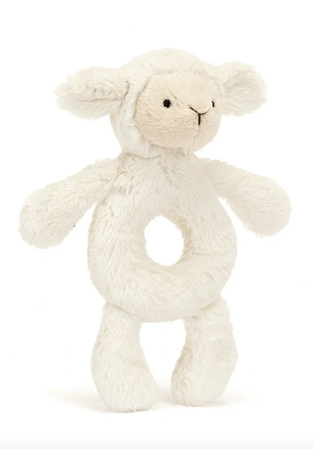 JELLYCAT Bashful Ring Rattle - Lamb