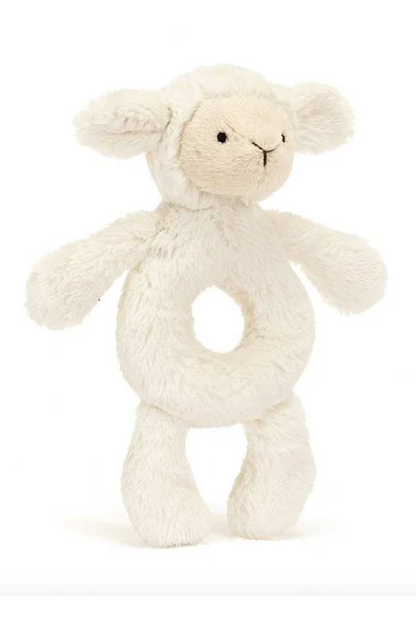 JELLYCAT Bashful Ring Rattle - Lamb