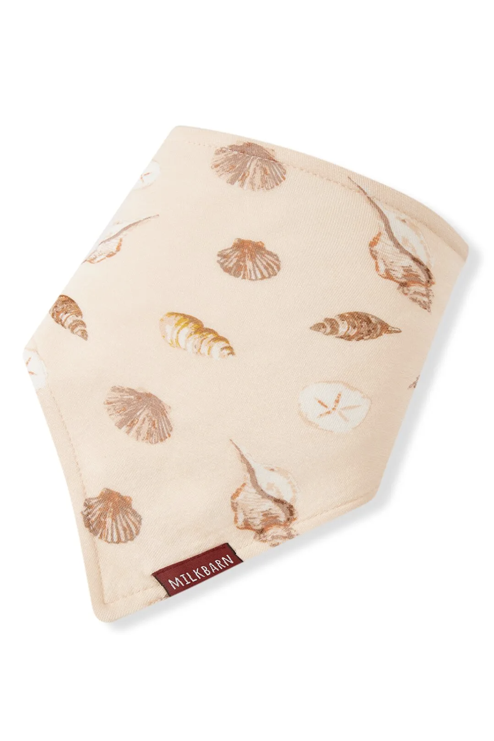 MB Bamboo Kerchief Bib - Seashells