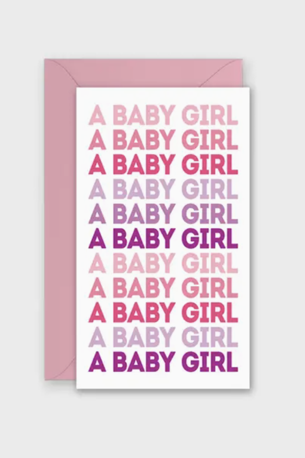 RSP Gift Enclosure Card - Baby Girl Repeat