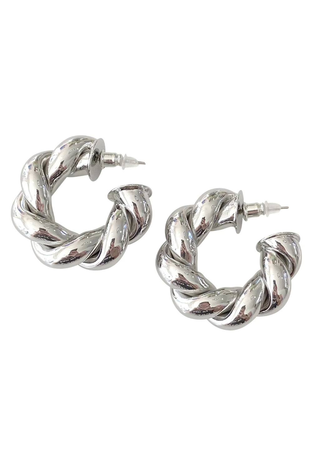 Eden Hoop Earring - Silver