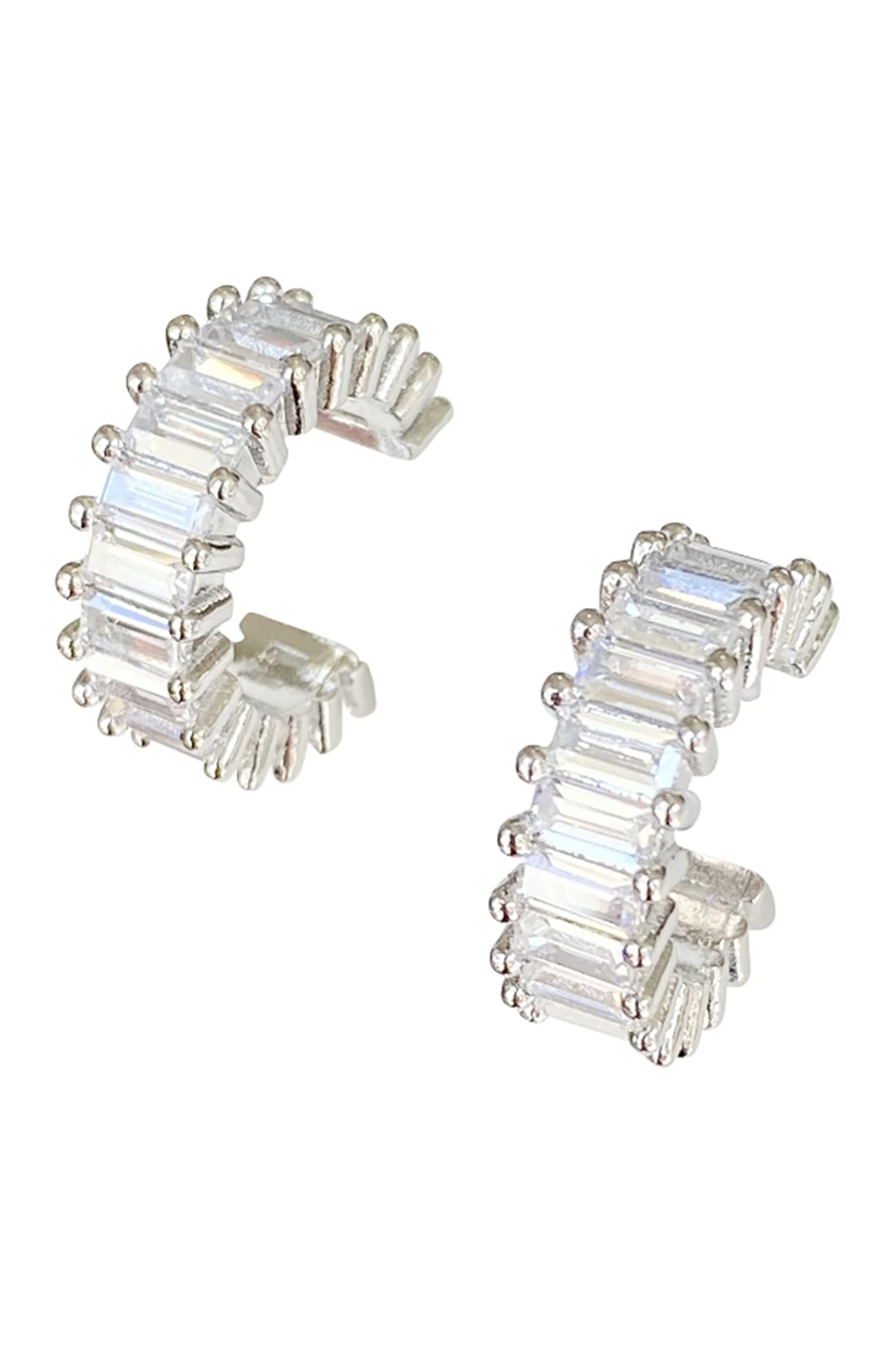 Mini Huggie Earring - Silver