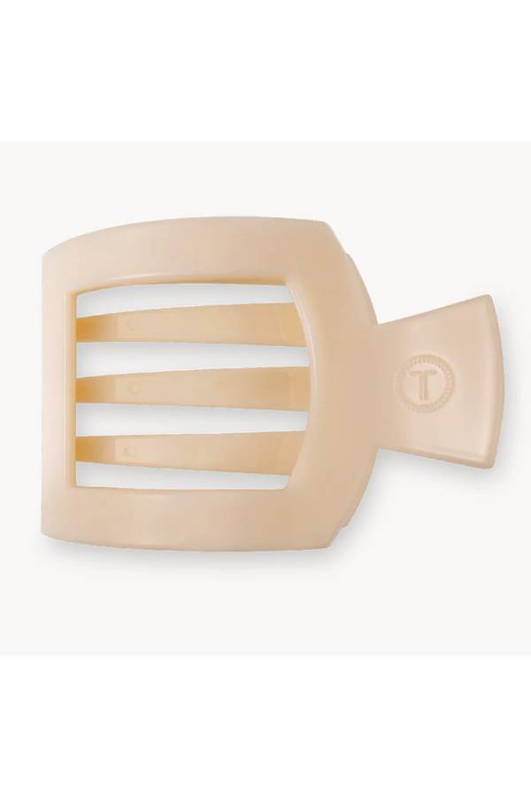 Teleties Square Hair Clip - Almond Beige