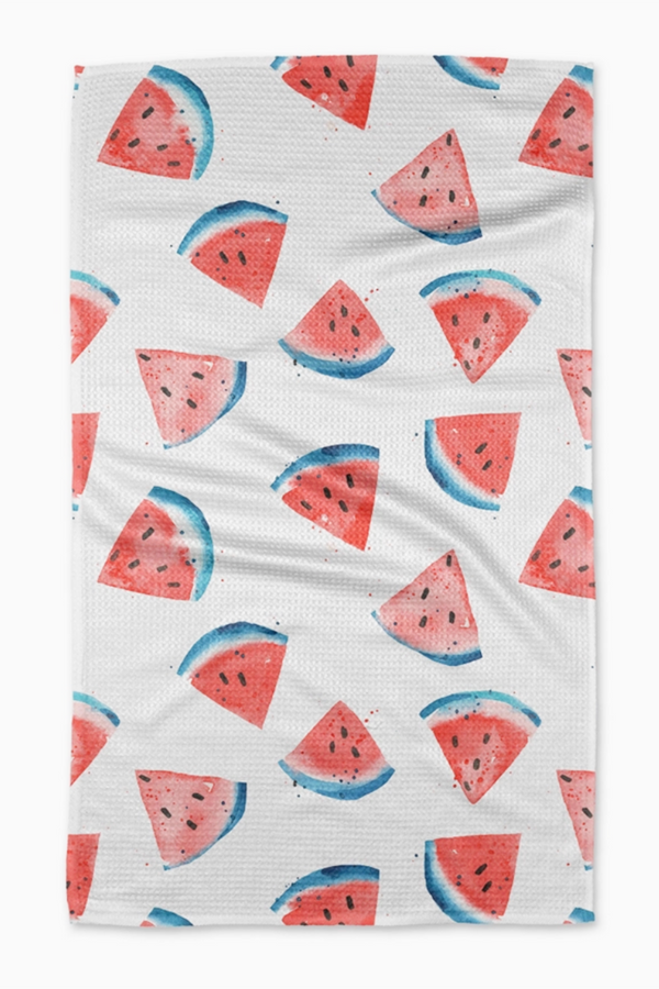 Geometry Kitchen Tea Towel - Sweet Slice of July