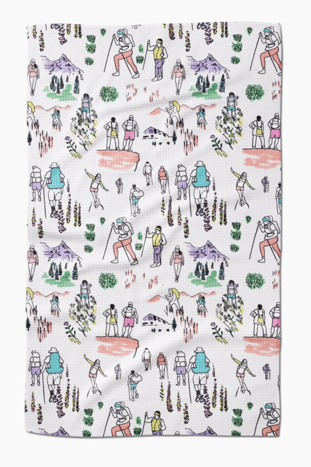 Geometry Kitchen Tea Towel - Take a Hike