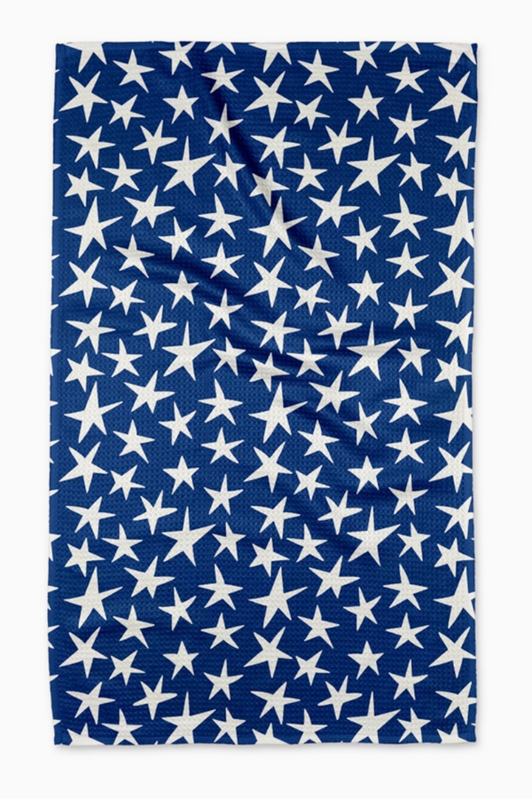 Geometry Kitchen Tea Towel - USA Stars