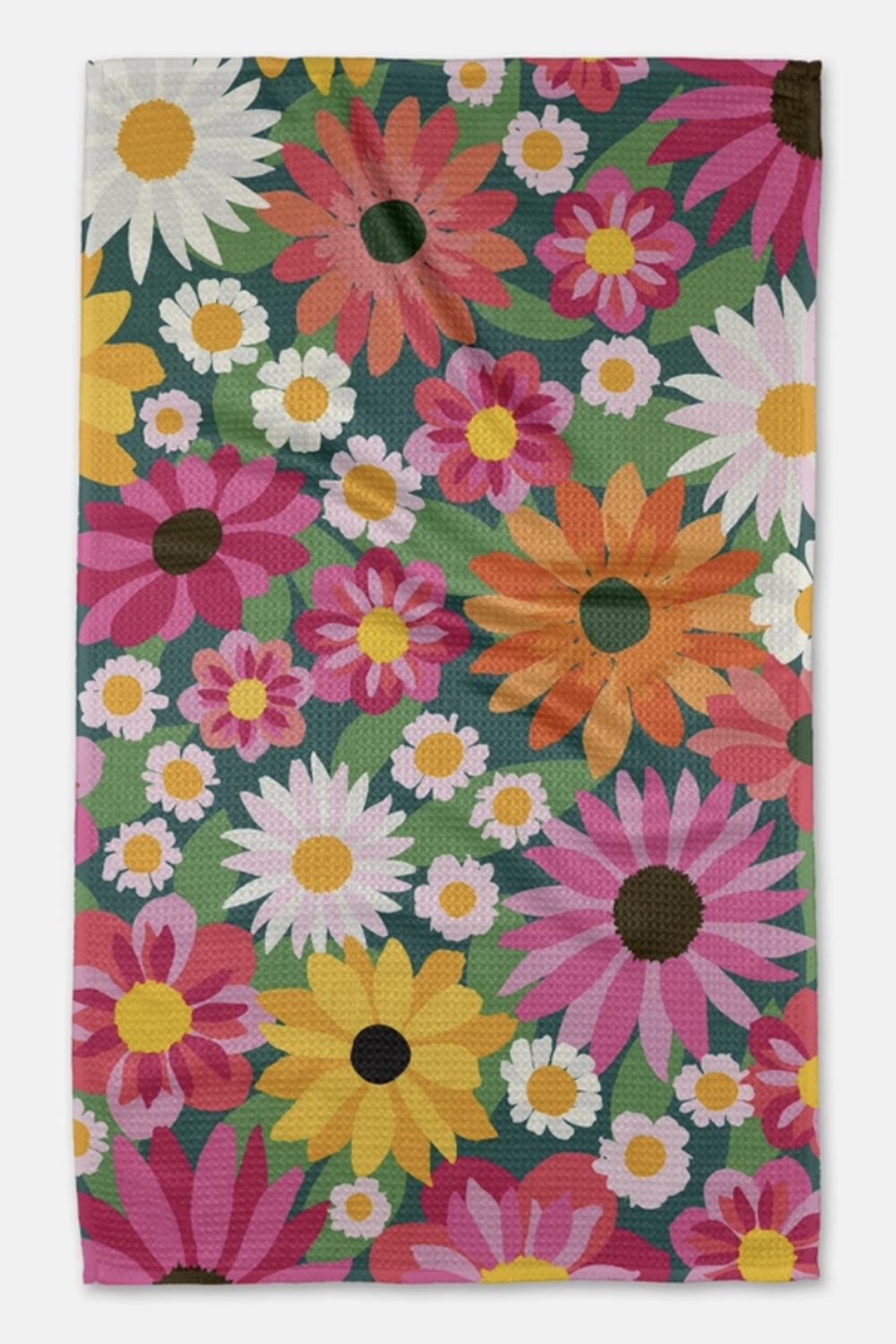 Geometry Kitchen Tea Towel - Wild Blooms