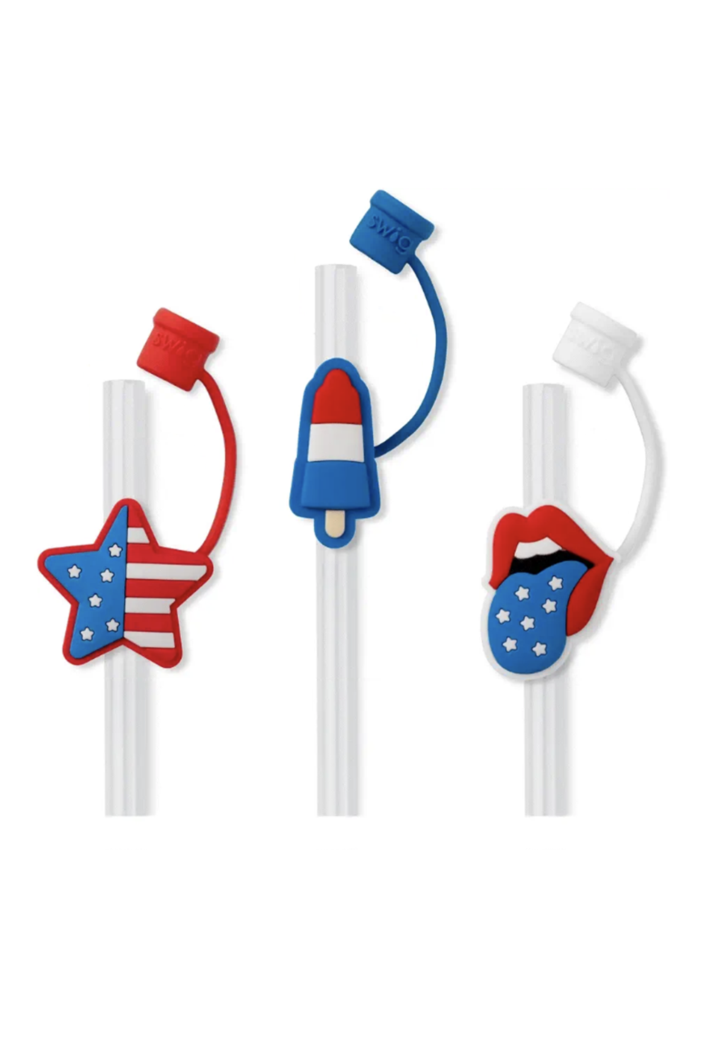 Swig Straw Topper Set - All American