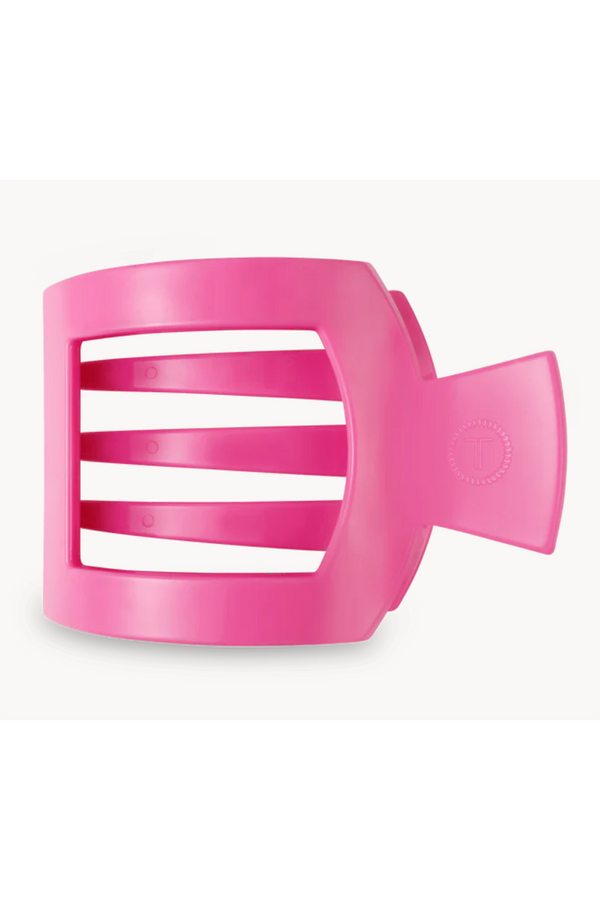 Teleties Square Hair Clip - Paradise Pink