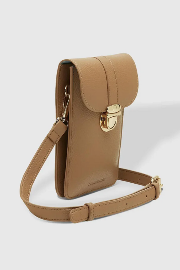 Fontaine Phone Crossbody Bag - Latte