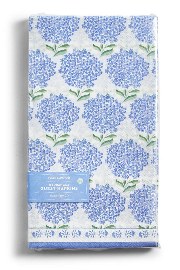 Hydrangea Guest Napkin Pack