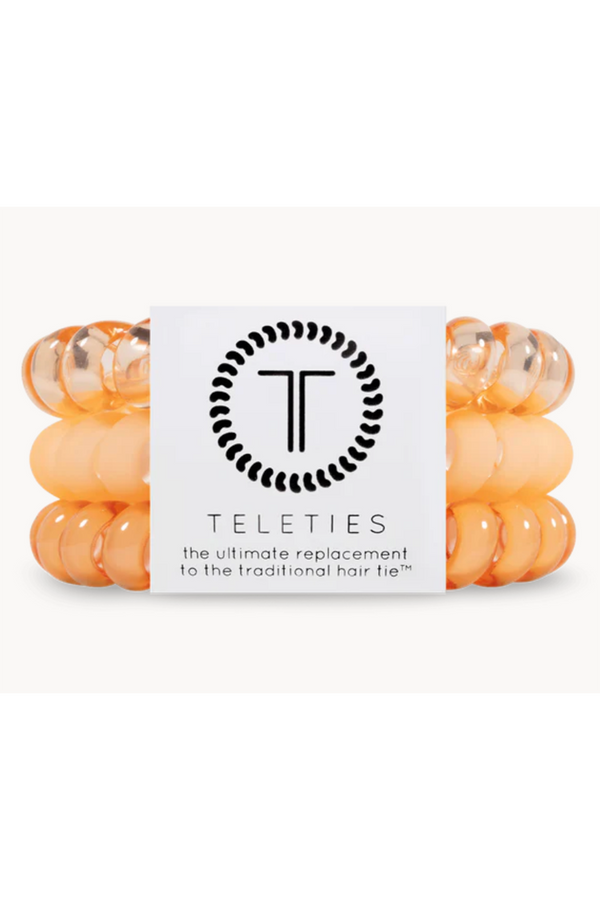 Teleties Hair Ties - Peach Fuzz