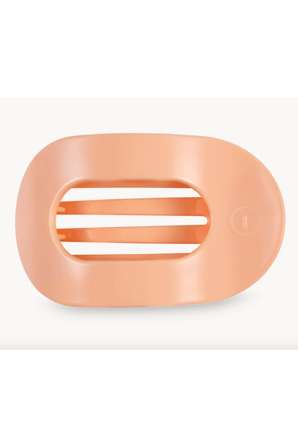 Teleties Flat Round Hair Clip - Peach Fuzz