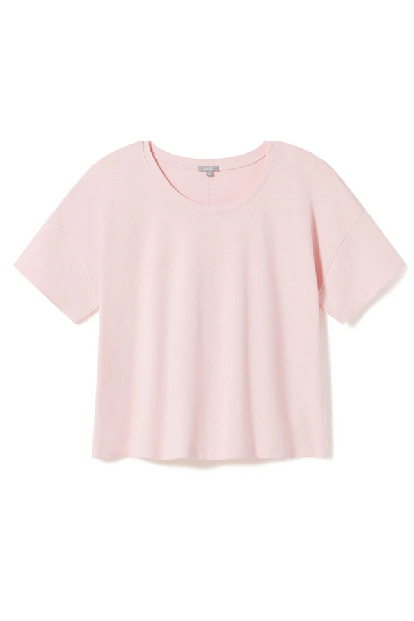 Ricky Short Sleeve Crew Neck Tee - Blush