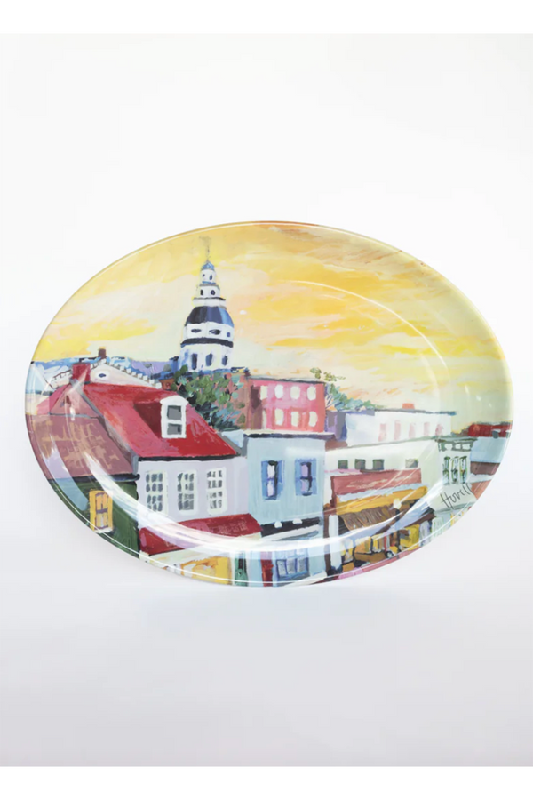 Local Melamine Platter - Hovell "Main Street"