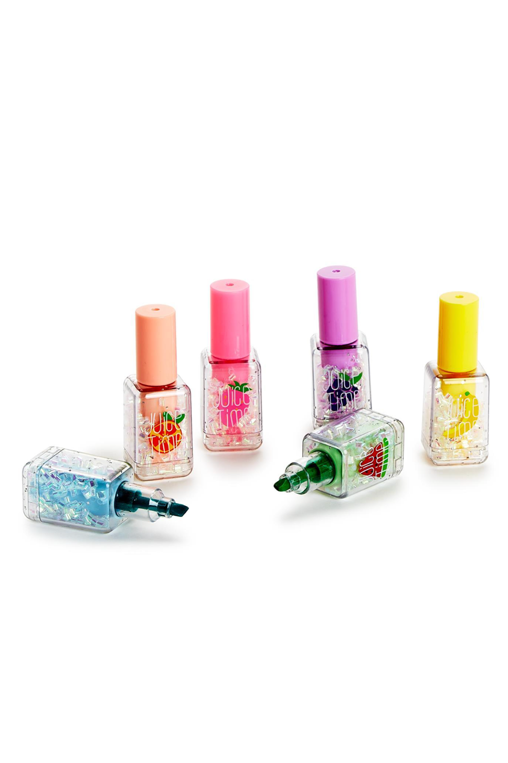 Nail Polish Bottle Shape Highlighter Marker