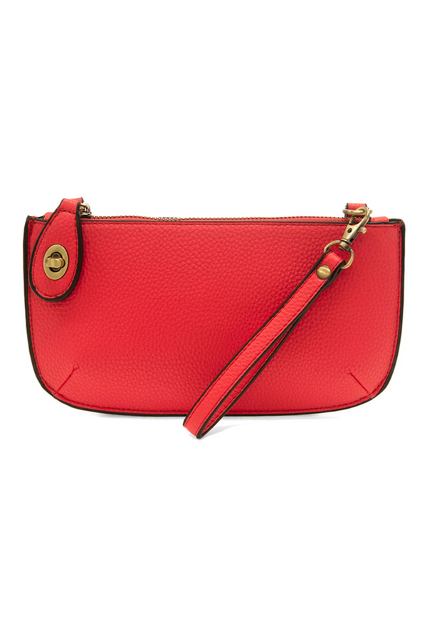 Joy Mini Crossbody Wristlet Clutch - Extreme Rose