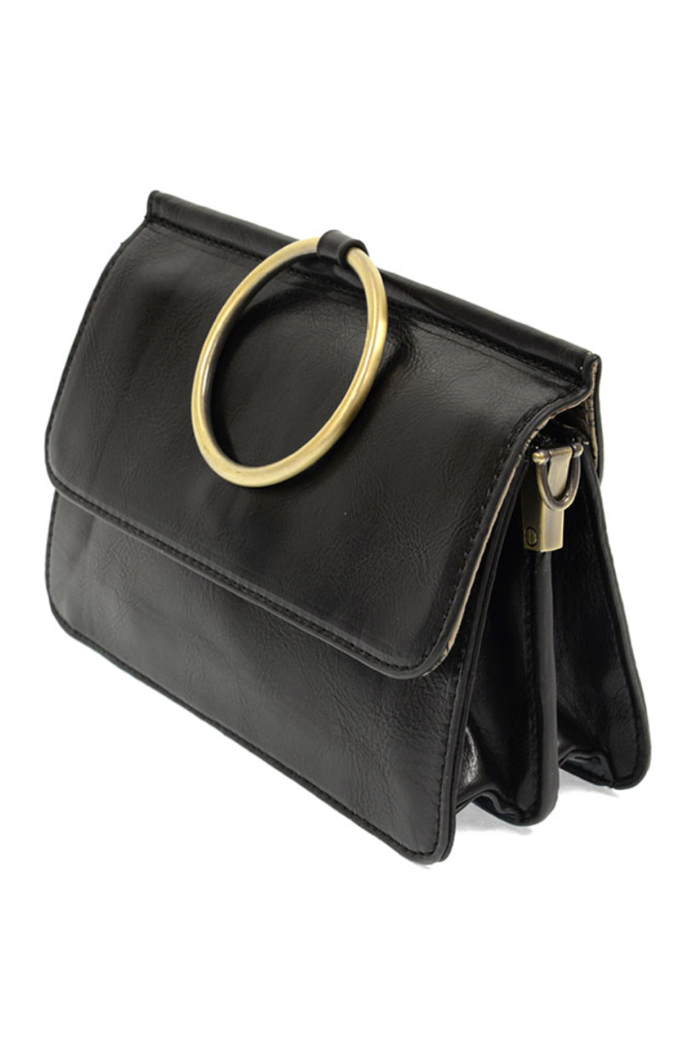 Joy Aria Ring Bag - Black / Gold